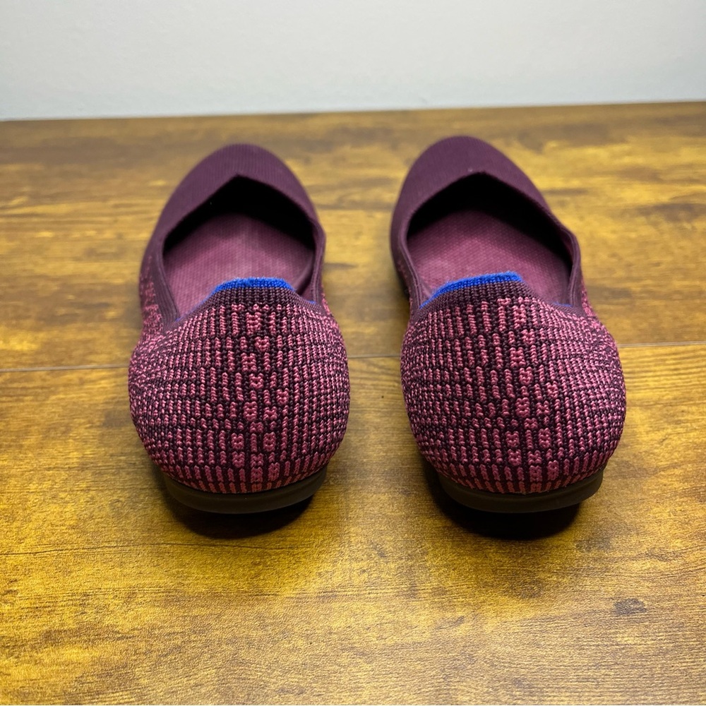 Rothy’s Burgundy Fig Python Flats - image 4